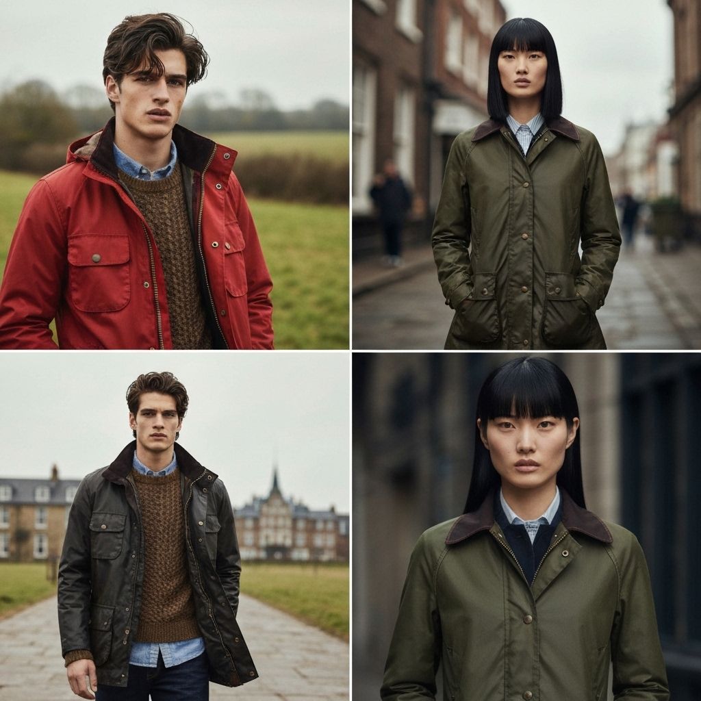 Featured in the movies: Two Barbours designs for Barbours